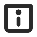 Information Square SVG Icon